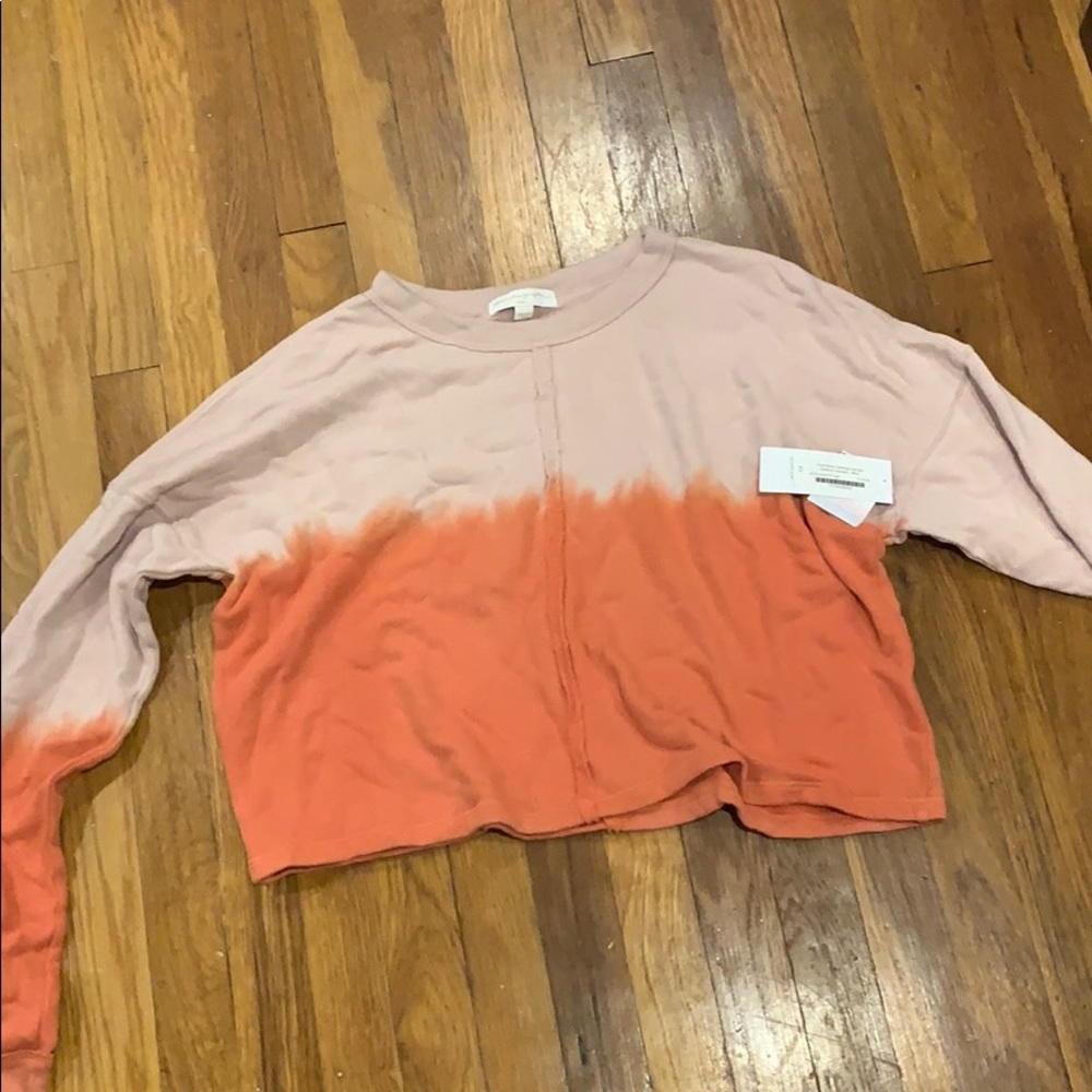 Spritual Gangster tie dye crop sweatshirt XS